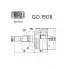 ШРУС наружный для автомобилей Mercedes V-class (638) 2.2d (OM 611) GO 1508 TRIALLI