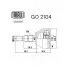 ШРУС наружный для автомобилей Opel Astra (04-) 1.6i/1.8i GO 2104 TRIALLI
