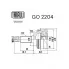 ШРУС наружный передний для автомобилей Subaru Forester SF (97-) 2.0i GO 2204 TRIALLI