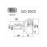 ШРУС наружный для автомобилей Mazda 3 (03-) 2.0i AT GO 2503 TRIALLI