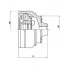 ШРУС наружный передний для автомобилей BMW X3 F25 (10-) 2.0D/3.0D GO 2612 TRIALLI