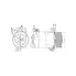 Компрессор кондиционера для автомобилей Ford Mondeo IV (07-) (выпуск с 2010-)/Range Rover Evoque (11-) 2.0T LCAC 1021 LUZAR