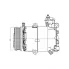Компрессор кондиционера для автомобилей Ford Focus III (11-) 1.6i LCAC 1029 LUZAR