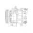 Компрессор кондиционера для автомобилей X-Trail (T31) (07-) 2.5i LCAC 1425 LUZAR