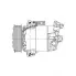 Компрессор кондиционера для автомобилей Qashqai (06-) 1.6i LCAC 14JB LUZAR
