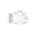 Компрессор кондиционера для автомобилей Rapid (12-)/Fabia II (07-)/Polo V (09-) LCAC 1814 LUZAR