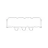 Прокладка клапанной крышки для а/м Renault Duster (10-)/Laguna (07-) 1.5d LES 20902 LUZAR