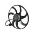 Электровентилятор охлаждения для автомобилей Skoda Octavia A5 (04-)/VW Jetta (04-)/Golf V (03-)/Golf VI (08-) (400W; 410 мм.) (без кожуха) LFc 1803 LUZAR