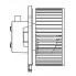 Электровентилятор отопителя для автомобилей Hyundai HD/County/Mighty (98-) LFh 0839 LUZAR