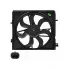 Электровентилятор охлаждения для автомобилей Nissan Qashqai (13-) (с кожухом и резистором) LFK 14EA LUZAR