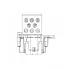 Резистор электровентилятора охлаждения для автомобилей PSA 307 (00-)/C4 (04-) (разъемы сверху, 6,5A/15,5A) LFR 20307 LUZAR