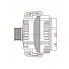 Генератор для автомобилей Mercedes-Benz M W164 (05-) 3.0CDI/3.5i/S W221 (05-) 3.5i 220A LG 1535 StartVolt