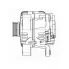 Генератор для автомобилей Opel Corsa D (06-) / Astra H (04-) 120 А LG 2107