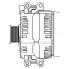 Генератор для автомобилей BMW X5 E70 (06-)/5 E60 (05-)/3 E90 (04-) 150 А LG 2623