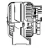 Генератор для автомобилей DAF XF 95 (02-) 80 А LG 2805