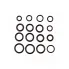 Кмпл для подключения радиатора кондиц. (универс., кольца 16шт.) LGS 0001 LUZAR