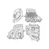Коллектор впускной для а/м VW Polo Sedan (10-)/Jetta (10-) 1.6i [CFNA,CLSA] LIM 1802 LUZAR