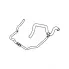 Патрубок охл. для а/м Renault Logan II (12-)/Sandero II (12-) 1.6i 8V [K7M] MT нижн. (EPDM, 1 шт.) LPK 0979 LUZAR