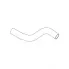 Патрубок охл. для а/м Nissan Almera Classic (05-) 1.6i верх. (EPDM,1шт.) LPK 14011 LUZAR