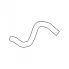 Патрубок охл. для а/м Nissan Qashqai (06-) 2.0i MT/AT [MR20DE] верх. (EPDM,1шт.) LPK 141JA1 LUZAR