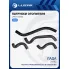 Патрубки отопителя для автомобилей Лада 21082 (EPDM, кмпл., 4шт.) LPKh 01082 LUZAR