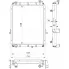 Радиатор охлаждения для автомобилей КАМАЗ Компас 9 (43089)/JAC N75/N80/N90 с дв. Cummins ISF 3.8 LRc 0709 LUZAR