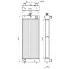 Радиатор охлаждения для экскаваторов Komatsu PC300-8, PC350-8, PC400-7, PC450-7 с дв. SAA6D114E-3, SAA6D125E LRc 3127 LUZAR