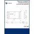 Радиатор охлаждения универсальный для гоночных автомобилей (сердц. 790*456*62мм) LRc 3167 LUZAR