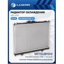 Радиатор охлаждения для автомобилей Pajero Pinin (98-) 1.8i/2.0i M/A LRc 11172 LUZAR