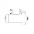 Стартер для автомобилей Nissan Pathfinder III (05-) LSt 1413