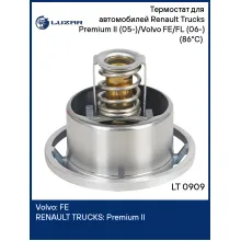 Термостат для автомобилей Renault Trucks Premium II (05-)/Volvo FE/FL (06-) (86°С) (термоэлемент) LT 0909 LUZAR Термостат для автомобилей Renault Trucks Premium II (05-)/Volvo FE/FL (06-) (86°С) (термоэлемент) LT 0909 LUZAR