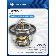 Термостат для автомобилей Toyota Mark II (X110) (96-)/Chaser (X100) (96-)/Cresta (X100) (96-) 2.0i (82°C) (термоэлемент) (LT 1909) LT 1909 LUZAR