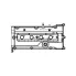 Крышка клапанная для а/м Hyundai Accent (99-)/Elantra (00-)/Matrix (01-) 1.5i/1.6i (DOHC) (с прокл.) [G4FK;G4ED] LVPC 0816 LUZAR