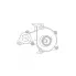 Насос водяной для автомобилей Toyota Corolla (92-) 1.3i/1.5i/1.6i [4A; 5A; 8A] (с корпусом) LWP 1917 LUZAR