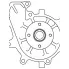 Насос водяной для автомобилей Isuzu NQR75/NPR75/NQR90 (06-) 5.2D [4HK1T] LWP 2902 LUZAR