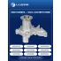 Насос водяной для автомобилей Toyota Corolla (92-) 1.3i/1.5i/1.6i [4A; 5A; 8A] (с корпусом) LWP 1917 LUZAR