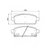 Колодки тормозные дисковые для автомобилей Opel Astra J (10-) / Mokka (13-) / Chevrolet Cruze (09-) керамические задние 16