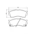 Колодки тормозные дисковые для автомобилей Kia Rio (00-) c 2002 г/в керамические передние PRO PF 073101CR TRIALLI