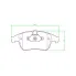 Колодки тормозные дисковые для автомобилей Renault Megane III (08-) / Scenic (09-) / Laguna (07-) / Latitude (11-) передние PF 0907 TRIALLI