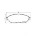 Колодки тормозные дисковые для автомобилей Renault Trafic III (14-) / Opel Vivaro Combi (14-) передние PF 0915 TRIALLI
