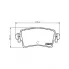 Колодки тормозные дисковые для автомобилей Renault Master II (00-) задние PF 0971 TRIALLI