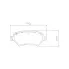 Колодки тормозные дисковые передние для автомобилей Omoda S5 (23-) / Livan X3PRO (22-) PF 2222 TRIALLI