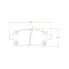 Колодки тормозные дисковые для автомобилей Omoda C5 (22-) 4WD задние PF 2313 TRIALLI
