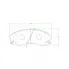 Колодки тормозные дисковые для автомобилей Haval H9 (17-) передние PF 2326 TRIALLI