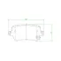 Колодки тормозные дисковые для автомобилей JAC J7 (20-) задние PF 2329 TRIALLI