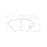 Колодки тормозные дисковые для автомобилей Chery Tiggo 8 (22-) / Chery Tiggo 8 Pro (22-) передние PF 2332 TRIALLI