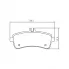 Колодки тормозные дисковые для автомобилей Mercedes S (W221) (05-)/S (W222) (13-) задние PF 2413 TRIALLI