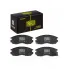 Колодки тормозные дисковые для автомобилей Mitsubishi Galant (96-) / Eclipse (99-) передние PF 2421 TRIALLI