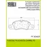 Колодки тормозные дисковые передние (керамические) для автомобилей Porsche Boxster (982) (12-) [серия PRO] PF 3234CR TRIALLI