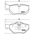 Колодки тормозные дисковые для автомобилей BMW 1 (E81) (04-) / 3 (E90-93) (05-) / X1 (E84) (09-) задние PF 4014 TRIALLI